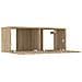 Mobili TV 2 pz Rovere Sonoma 80x30x30 cm in Legno Multistrato - Foto miniatura 4