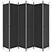 Divisorio A 6 Pannelli Nero 300x220 Cm In Tessuto - Foto miniatura 7
