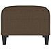 Poggiapiedi Marrone 70x55x41 Cm In Tessuto - Foto miniatura 4