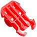 Fibbia Innesto Rapido Clip Per Gopro Hd Hero - Action Cam Nilox Trevi Storex Red - Foto miniatura 3