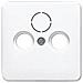 Cd 561 Sat Ww Bianco Placca Per Interruttori E Coperchio Per Presa - Foto miniatura 1