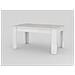 Tavolo Allungabile Natan, Consolle Allungabile Fino A 12 Posti, Consolle Estensibile 100% Made In Italy, Cm 160/210x90h75, Bianco Lucido - Foto miniatura 4