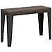 Tavolo Apribile 120x45/90 Cm Flame Double Telaio Antracite - Noce - Foto miniatura 4