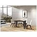 Tavolo Apribile 120x45/90 Cm Flame Double Telaio Antracite - Noce - Foto miniatura 2