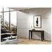 Tavolo Apribile 120x45/90 Cm Flame Double Telaio Antracite - Noce - Foto miniatura 3