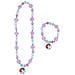 Set Di Collana E Bracciali Viola 2 Pezzi Turchese - Foto miniatura 1