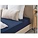 Coprimaterasso Elasticizzato Hofuf Cotone Blu Marino - Foto miniatura 1