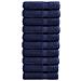 Asciugamani Bagno SOLUND 10 pz Blu Navy 100x150cm 600gsm - Foto miniatura 1