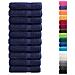 Asciugamani Bagno SOLUND 10 pz Blu Navy 100x150cm 600gsm - Foto miniatura 2