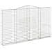 Cesti Gabbioni Ad Arco 15 Pz 400x30x220/240 Cm Ferro Zincato - Foto miniatura 3
