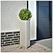 Fioriere da Giardino 2 pz Triangolari 35x35x75 cm Acciaio Inox - Foto miniatura 3