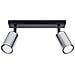 Lampada Da Soffitto Winx 2 Nero /cromo Sl. 1367 - Moderno Lampade Da Soffitto Nero /cromato 18.5x30x6 Cm - Foto miniatura 1