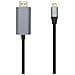 A109-0392 cavo e adattatore video 0,8 m HDMI tipo A (Standard) USB tipo-C Alluminio, Nero - Foto miniatura 1