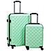 Lusso Casadino -  Set Valigie Trolley A Custodia Rigida 2 Pz Menta In Abs - Foto miniatura 2