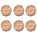 Set Di 6 Tovagliette Dal Design Elegante Con Foglie Gold - Foto miniatura 2