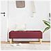 panchina  Rosso 113x57x39 cm Tappezzeria - Foto miniatura 3