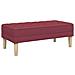 panchina  Rosso 113x57x39 cm Tappezzeria - Foto miniatura 6
