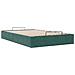 Struttura Letto Pouf Senza Materasso 120x190 cm Velluto - Foto miniatura 6