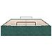 Struttura Letto Pouf Senza Materasso 120x190 cm Velluto - Foto miniatura 7