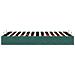 Struttura Letto Pouf Senza Materasso 120x190 cm Velluto - Foto miniatura 8
