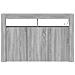 Sideboard Grigio sonoma Legno ingegnerizzato 116 x 30 x 75 cm - Foto miniatura 6