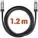 Cavo Lightning A Usb-c Power Delivery 36w In Nylon Intrecciato 1,2m, Nero - Foto miniatura 6