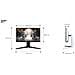 Monitor 27" QLED R83 27R83U 4K Ultra HD Tempo di Risposta 1 ms - Foto miniatura 3