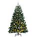 Albero Natale Incernierato con 300 LED e Palline 180 cm - Foto miniatura 1
