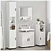 Set di mobili per il bagno 4 pcs Bianco 61 x 35 x 64 cm - Foto miniatura 4