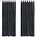 Tende con tende 2 pcs Grigio scuro 140 x 225 cm Velluto - Foto miniatura 1