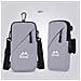 Fascia Da Braccio Per Telefono Da Corsa - Traspirante, Leggera, Sportiva Per Telefoni Da 7.0 Pollici Grey - Foto miniatura 3