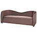 Divano 3 Posti Veltada Velluto Marrone Scuro - Foto miniatura 3