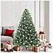 Albero di Natale artificiale con 300 LED Verde 180 cm PE e PVC - Foto miniatura 2