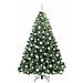 Albero di Natale artificiale con 300 LED Verde 180 cm PE e PVC - Foto miniatura 4