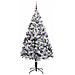 Albero di Natale artificiale con 300 LED Bianco 210 cm - Foto miniatura 3