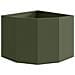 Vaso d'angolo Oliver verde 45 x 45 x 35 cm Acciaio - Foto miniatura 5