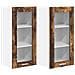 Armadio pensile Riga 2 pcs Rovere fumé 40 x 31 x 80 cm - Foto miniatura 1