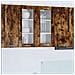Armadio pensile Riga 2 pcs Rovere fumé 40 x 31 x 80 cm - Foto miniatura 2