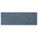 Tappeti Autoadesivi per Scale Aspetto Sisal 30pz 65x21x4 cm Blu - Foto miniatura 5