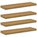 Scaffale da parete 4 pcs Marrone 80 x 23,5 x 4 cm - Foto miniatura 1