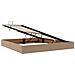 Letto con contenitore e LED con led Cappuccino 200 x 200 cm - Foto miniatura 7