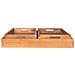 Vassoio Faro-marrone-legno-39x29x5 Cm - Foto miniatura 5
