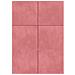 Divano Letto Pieghevole 140 x 67 x 45 cm Rosa - Foto miniatura 6