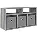 Lowboard con cassetto Grigio Sonoma 72 x 22,5 x 38 cm - Foto miniatura 1