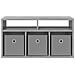Lowboard con cassetto Grigio Sonoma 72 x 22,5 x 38 cm - Foto miniatura 6