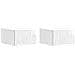 Mobiletto da notte a muro 2 pcs Bianco Lucido 49 x 34,5 x 20 cm - Foto miniatura 1