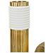 Vaso Bann Big Bianco E Oro In Resina 14,5x25 Cm - Foto miniatura 3