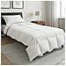 Piumino Letto Estivo Bianco 155 x 220 cm Bambù - Foto miniatura 2