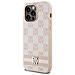 Dkny Custodia In Pelle Con Motivo A Scacchi E Righe Per Iphone 14 Pro Max - Rosa - Foto miniatura 1