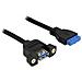 ICOC USBH-301U3F - Cavo Interno USB3.0 19 pin Femmina / USB A Femmina - Foto miniatura 1